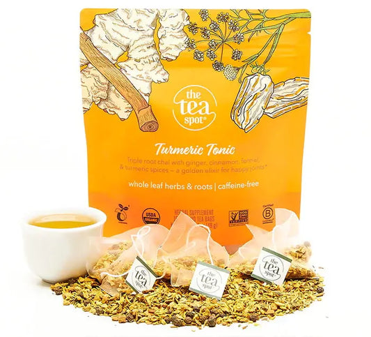 Turmeric Tonic, Organic Herbal Tea - 15 sachets each